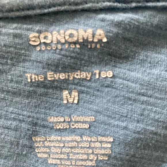 Sonoma Blue Floral Women's Top - Picture 3 of 3